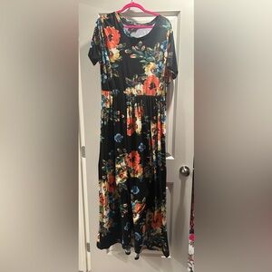 Hazel blues maxi dress